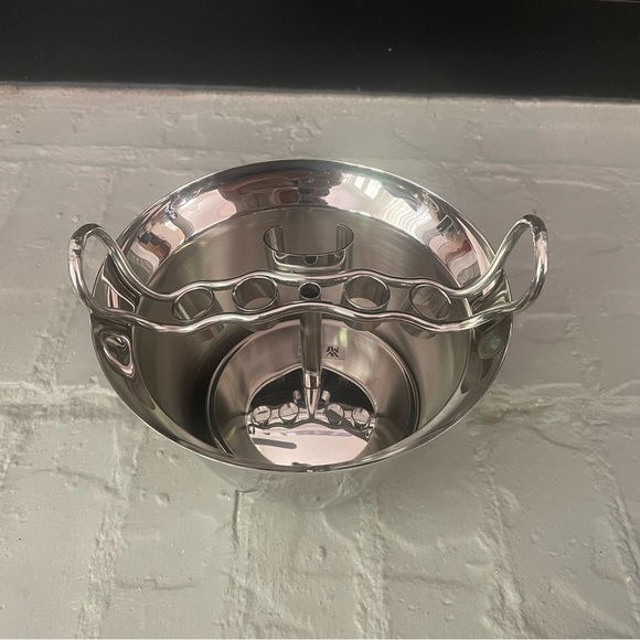 Cromargan WMF stainless steel bar accessories ice bucket and tools holder - Picture 1 of 15